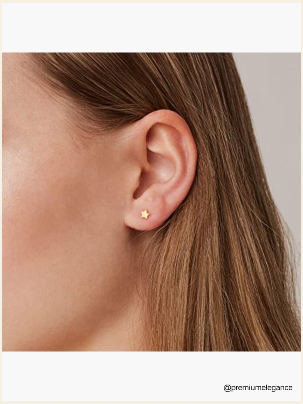 14K Gold Plated Sterling Silver Stud Earrings - Star, Triangle, Heart, Cat - Picture 2 of 7